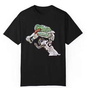 Saquon Barkley Hurdle Backwards Jump T Shirt ( Read Description)